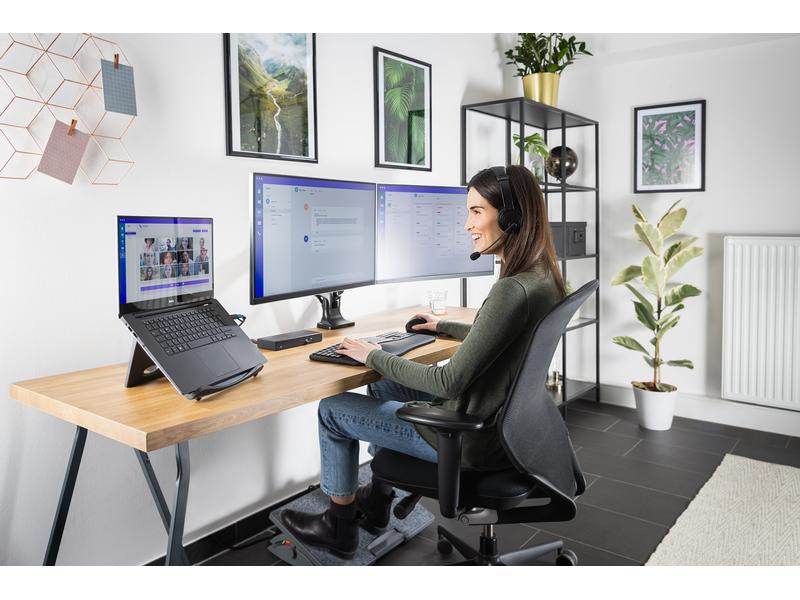 Kensington Tischhalterung SmartFit OneTouch Dual Schwarz