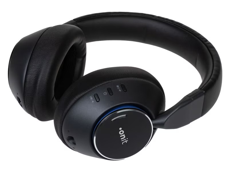 onit Wireless Over-Ear-Kopfhörer Premium Schwarz