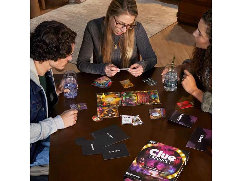 Hasbro Gaming Familienspiel Cluedo Escape: Der Club der Magier -DE-