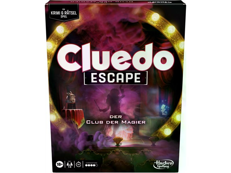 Hasbro Gaming Familienspiel Cluedo Escape: Der Club der Magier -DE-
