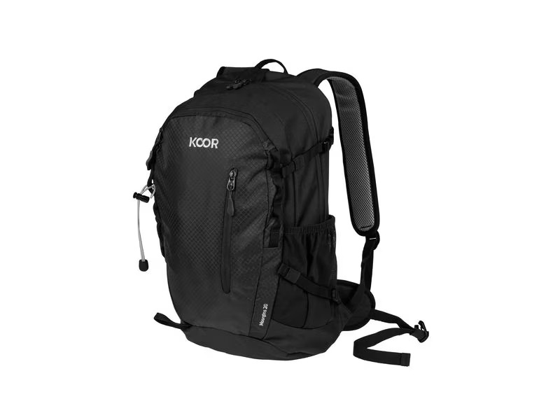 KOOR Wanderrucksack Moorgins 20 l, Schwarz