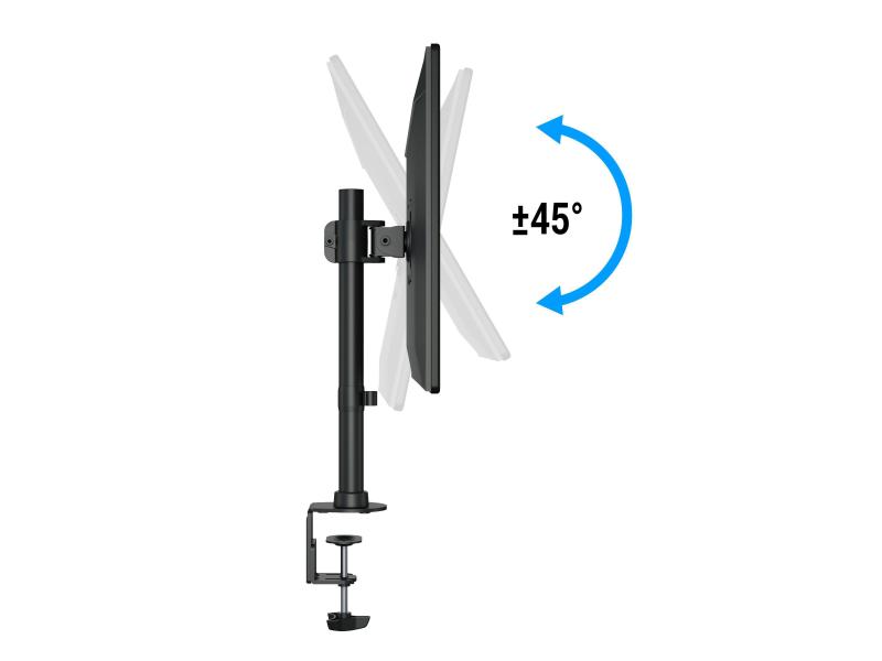 Multibrackets Tischhalterung Basic Single bis 10 kg – Schwarz