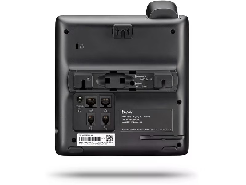 Poly Tischtelefon Edge B30 Schwarz, Google Voice