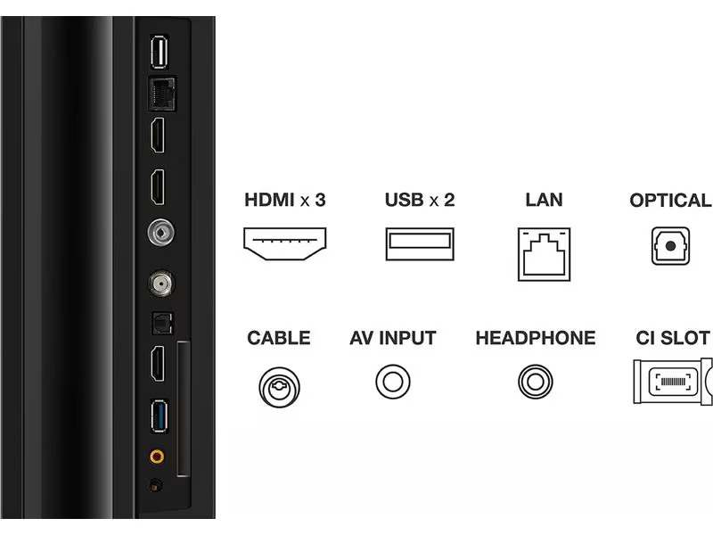 TCL TV 85P745 85, 3840 x 2160 (Ultra HD 4K), LED-LCD