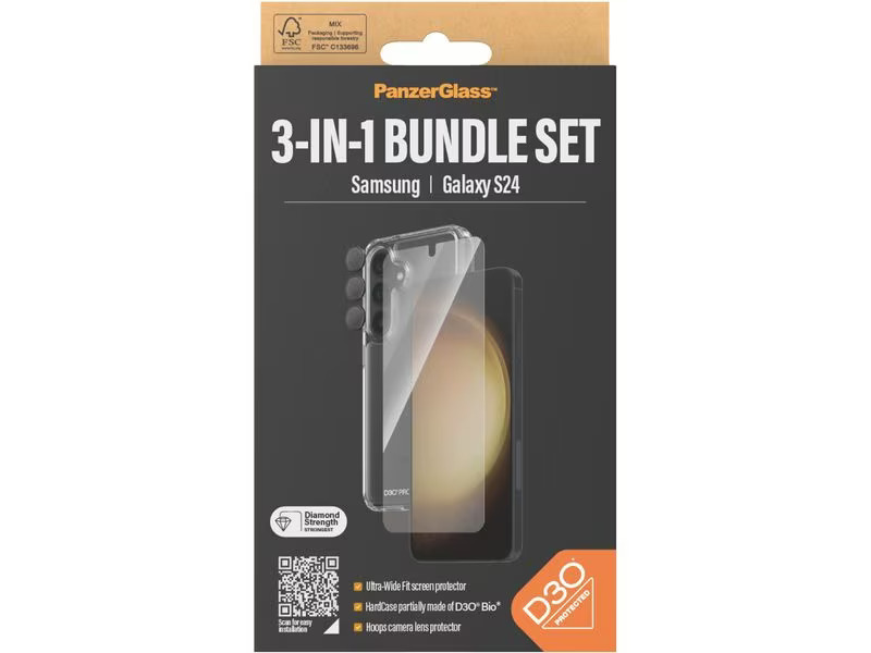 Panzerglass 3-in-1 Bundle Galaxy S24