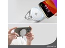 4smarts Wireless Charger Kickstand Qi2 Silber / Weiss