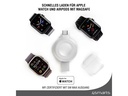 4smarts Ladekabel Apple Watch Charger QI2.0 Silber