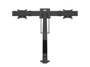Multibrackets Tischhalterung Gas Lift Arm + Duo Crossbar Schwarz