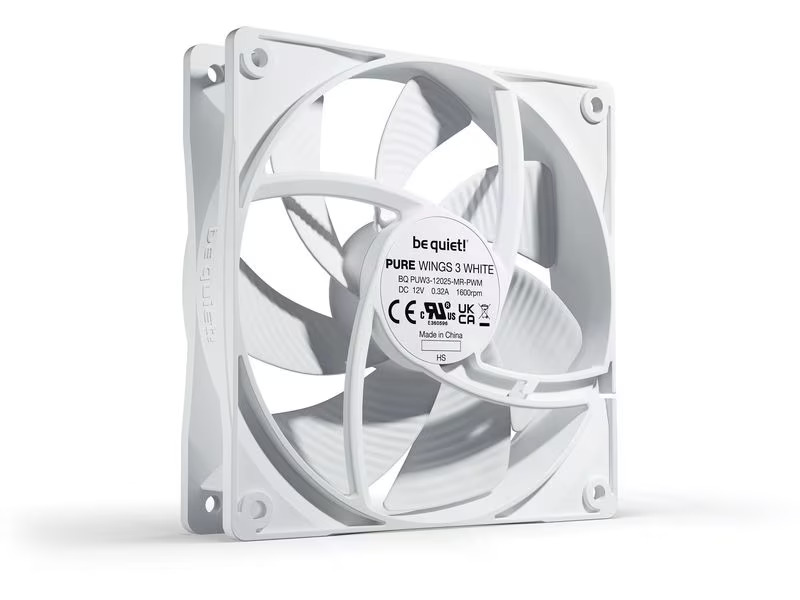 be quiet! PC-Lüfter Pure Wings 3 PWM 120 mm