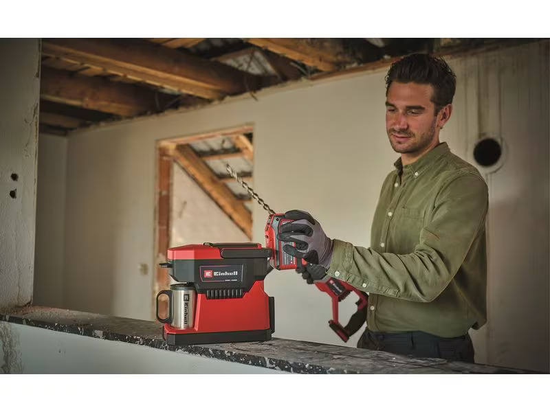 Einhell Filterkaffeemaschine TE-CF 18 Li-Solo Rot