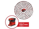 Einhell Filterkaffeemaschine TE-CF 18 Li-Solo Rot