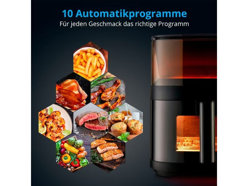 Medion Heissluft-Fritteuse MD 11780 5 l, Schwarz