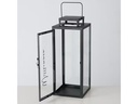 Boltze Laterne Berlin 2-teilig, 40 cm/50 cm, Schwarz