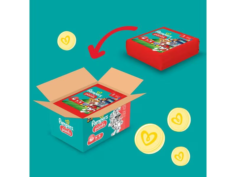 Pampers Windeln Baby Dry Pants Paw Patrol Junior Grösse 5