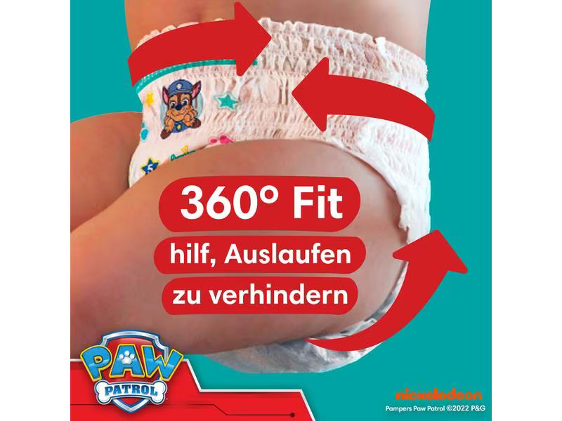 Pampers Windeln Baby Dry Pants Paw Patrol Junior Grösse 5