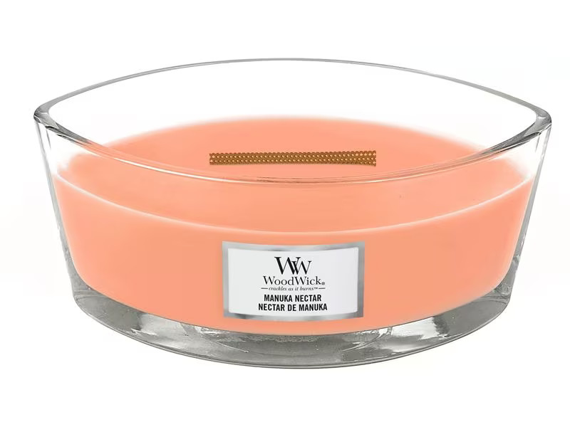 Woodwick Duftkerze Manuka Nectar Ellipse
