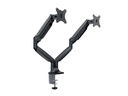 Multibrackets Tischhalterung Gas Spring Dual bis 9 kg – Schwarz