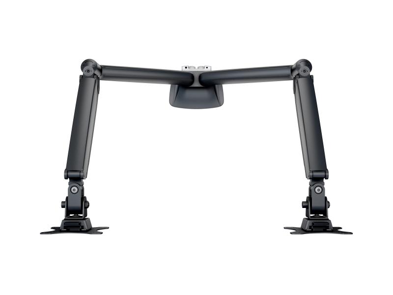 Multibrackets Tischhalterung Gas Spring Dual bis 9 kg – Schwarz
