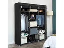 Songmics Regal 150 cm x 175 cm, Schwarz