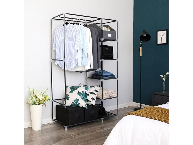 Songmics Regal 110 cm x 175 cm, Grau