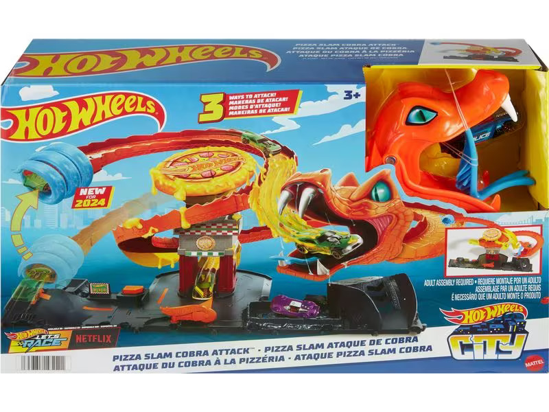 Hot Wheels Hot Wheels City Cobra Slam Pizza Attack