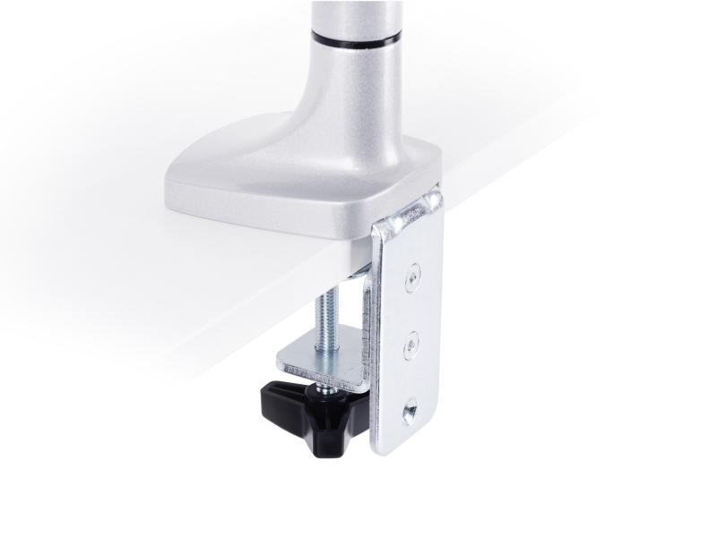 Multibrackets Tischhalterung Gas Spring Single bis 9 kg – Silber