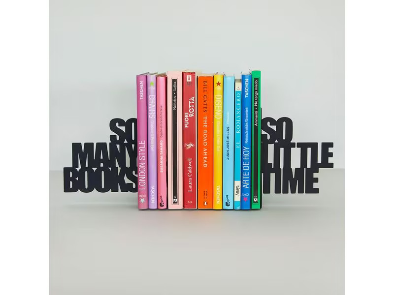 Trendform Buchstützen-Set So Many! Schwarz