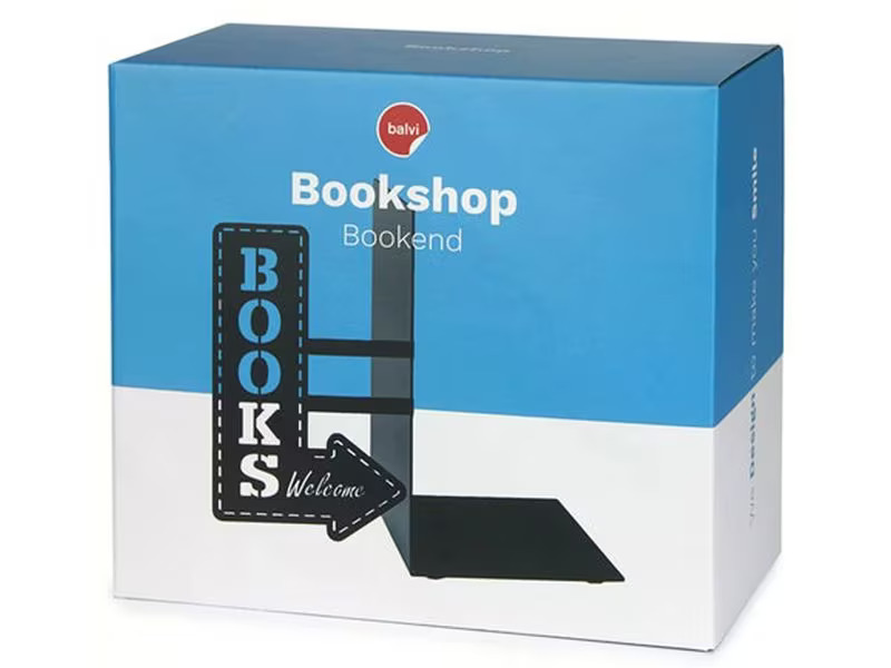 Trendform Buchstütze Bookshop Schwarz