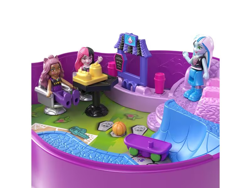 Monster High Spielset Polly Pocket Monster High Partnership Compact