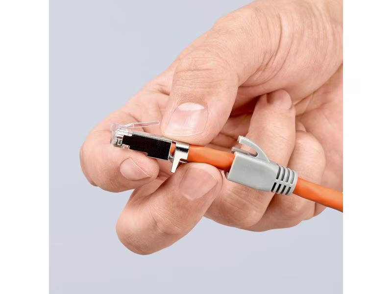 Knipex Crimpzange für RJ45-Westernstecker 190 mm