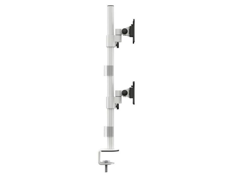 Multibrackets Tischhalterung Officeline Dual Vertical bis 8 kg – Weiss