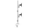 Multibrackets Tischhalterung Officeline Dual Vertical bis 8 kg – Weiss