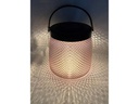 Dameco Laterne LED Solar, 15.2 cm, Pink