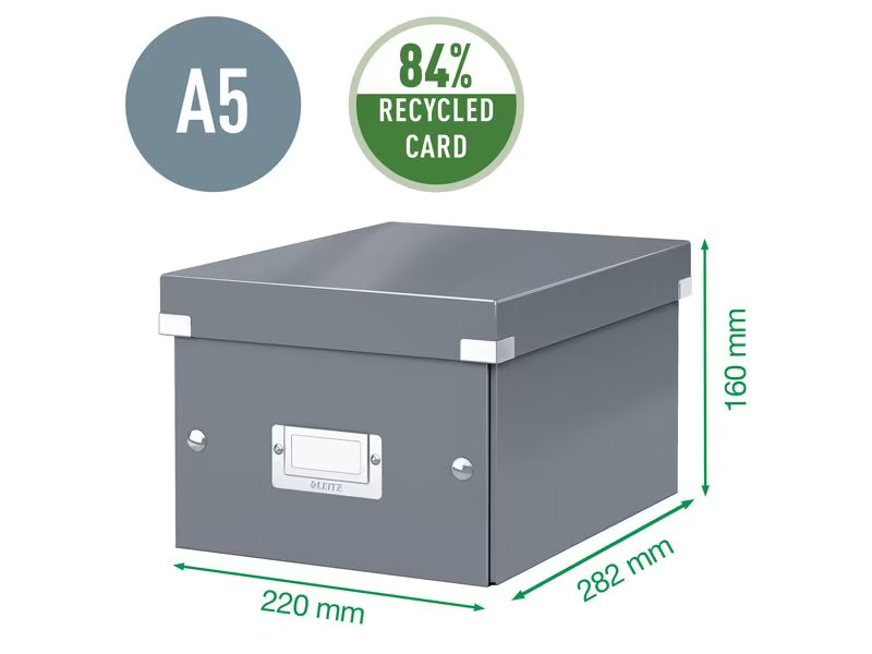 Leitz Archivschachtel WOW A5, metallic Rot
