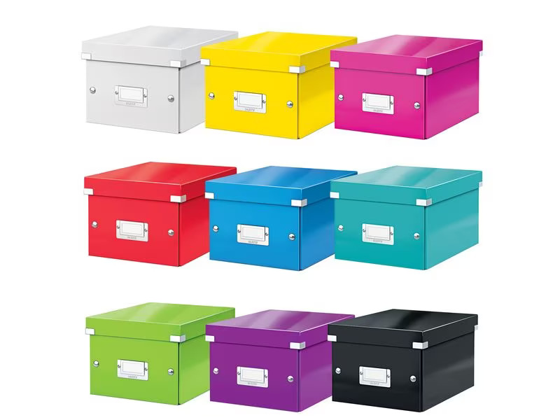 Leitz Archivschachtel WOW A5, metallic Rot