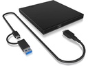 ICY BOX Externes Gehäuse Ultra SLIM SATA Laufwerk IB-AC640-C3