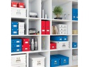 Leitz Archivschachtel WOW Cube L, metallic Rot