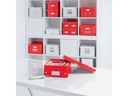 Leitz Archivschachtel WOW Cube L, metallic Rot