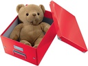 Leitz Archivschachtel WOW Cube L, metallic Rot