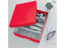 Leitz Archivschachtel WOW A7, metallic Rot