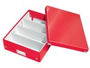 Leitz Archivschachtel WOW A7, metallic Rot
