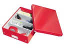 Leitz Archivschachtel WOW A7, metallic Rot
