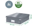 Leitz Archivschachtel WOW A7, metallic Rot