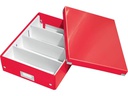 Leitz Archivschachtel WOW A7, metallic Rot