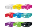 Leitz Archivschachtel WOW A7, metallic Rot