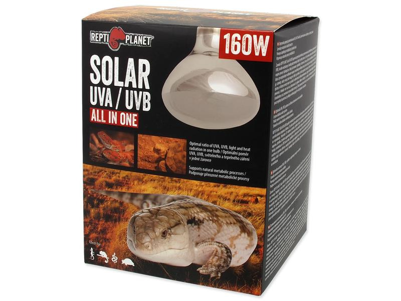 Repti Planet Terrarienlampe Solarlicht mit UVA &amp; UVB 160 W
