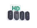 Arlo Essential Outdoor FHD (Gen 2) VMC2450 Weiss, 4er Set