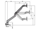 Multibrackets Tischhalterung Single bis 10 kg – Weiss