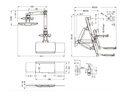 Multibrackets Tischhalterung Workstation Arm Single bis 8 kg – Weiss