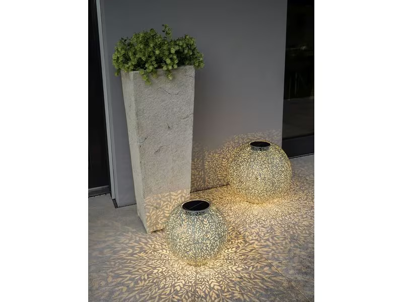STT Windlicht Solar Antic Ball Mistral Ø 40 cm, Mint